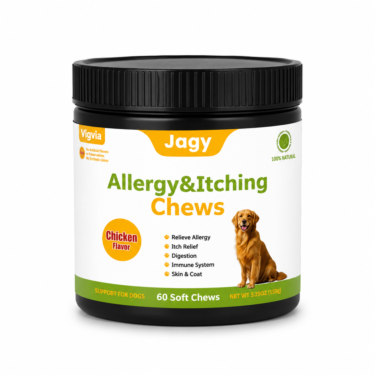 Jagy Omega-3 Allergy Relief Chews for Dogs