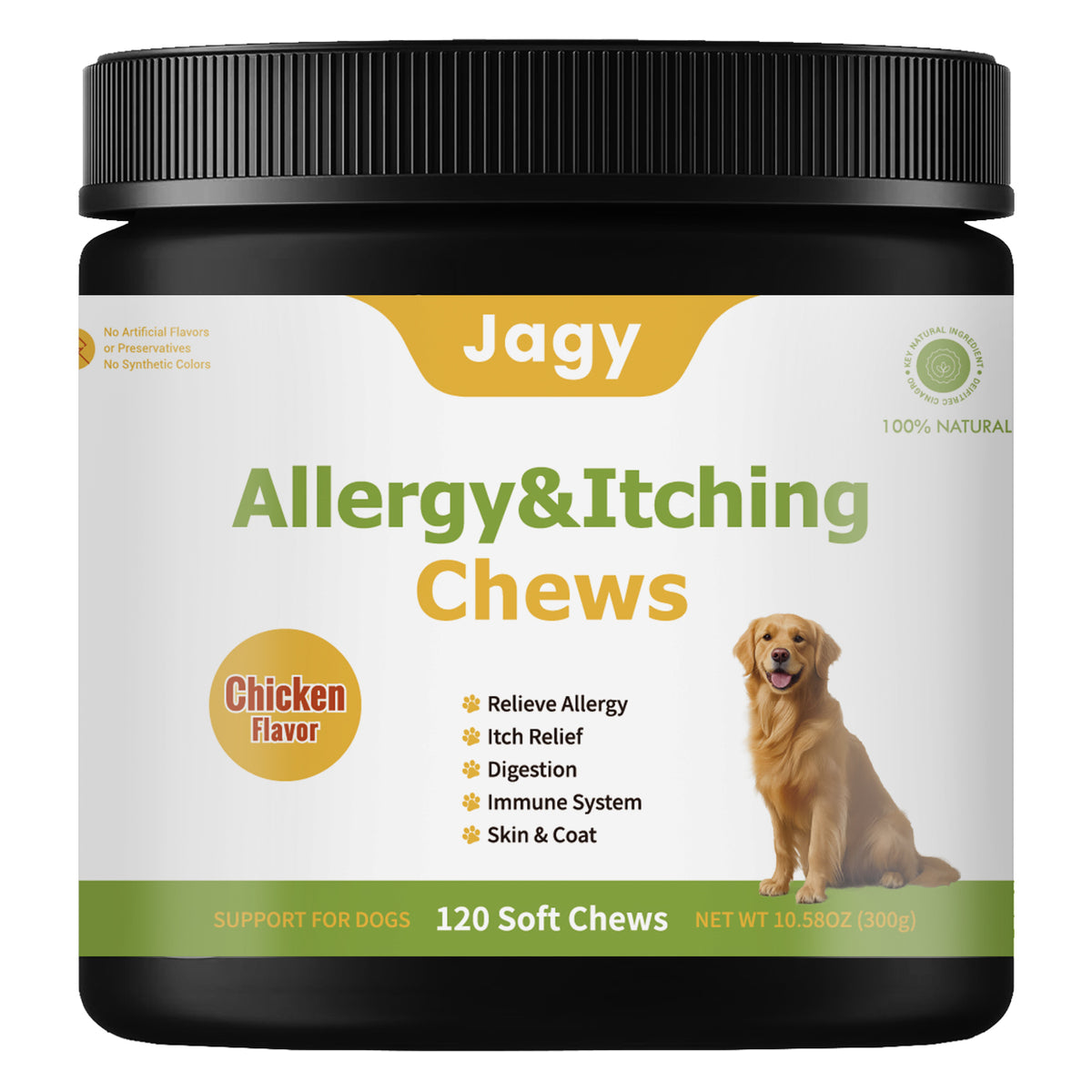 Jagy Omega-3 Allergy Relief Chews for Dogs