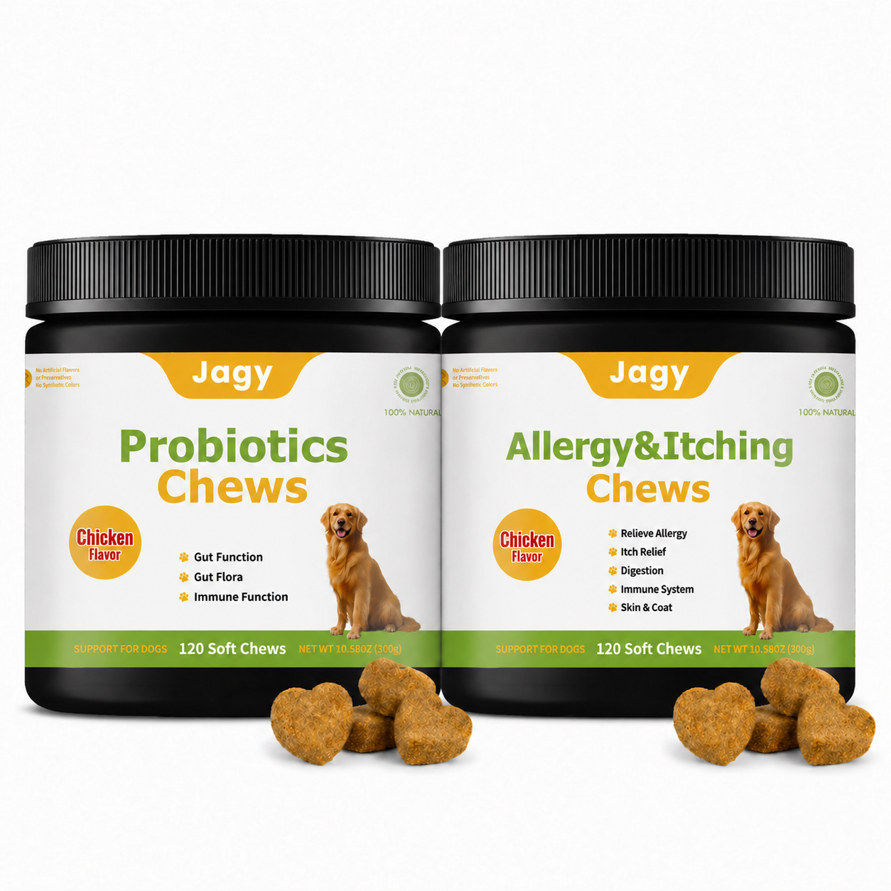 Jagy Omega-3 Allergy Relief Chews for Dogs