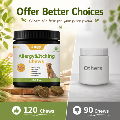 Jagy Omega-3 Allergy Relief Chews for Dogs