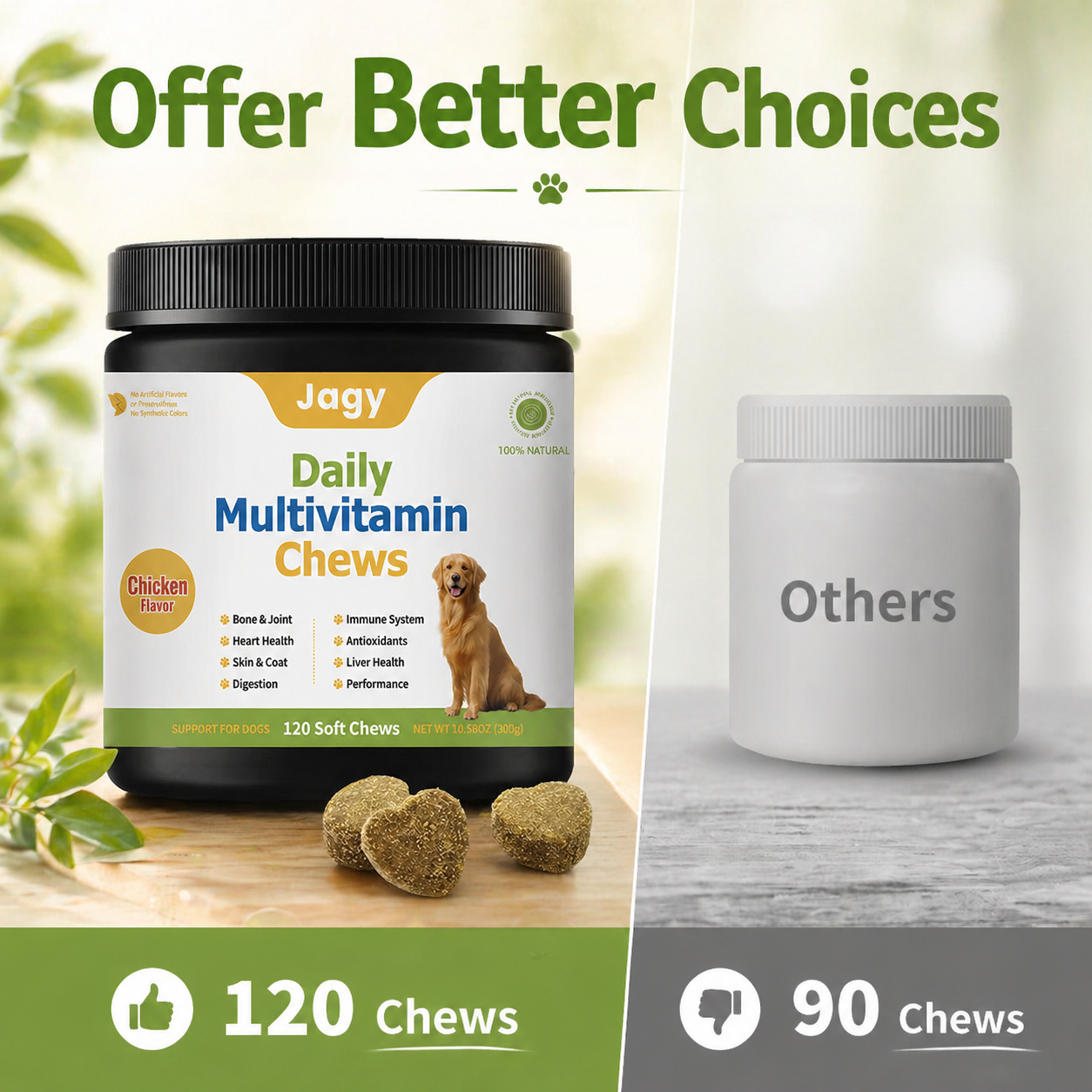 Jagy Daily Health Chews for Dogs