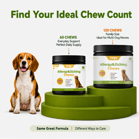Jagy Omega-3 Allergy Relief Chews for Dogs