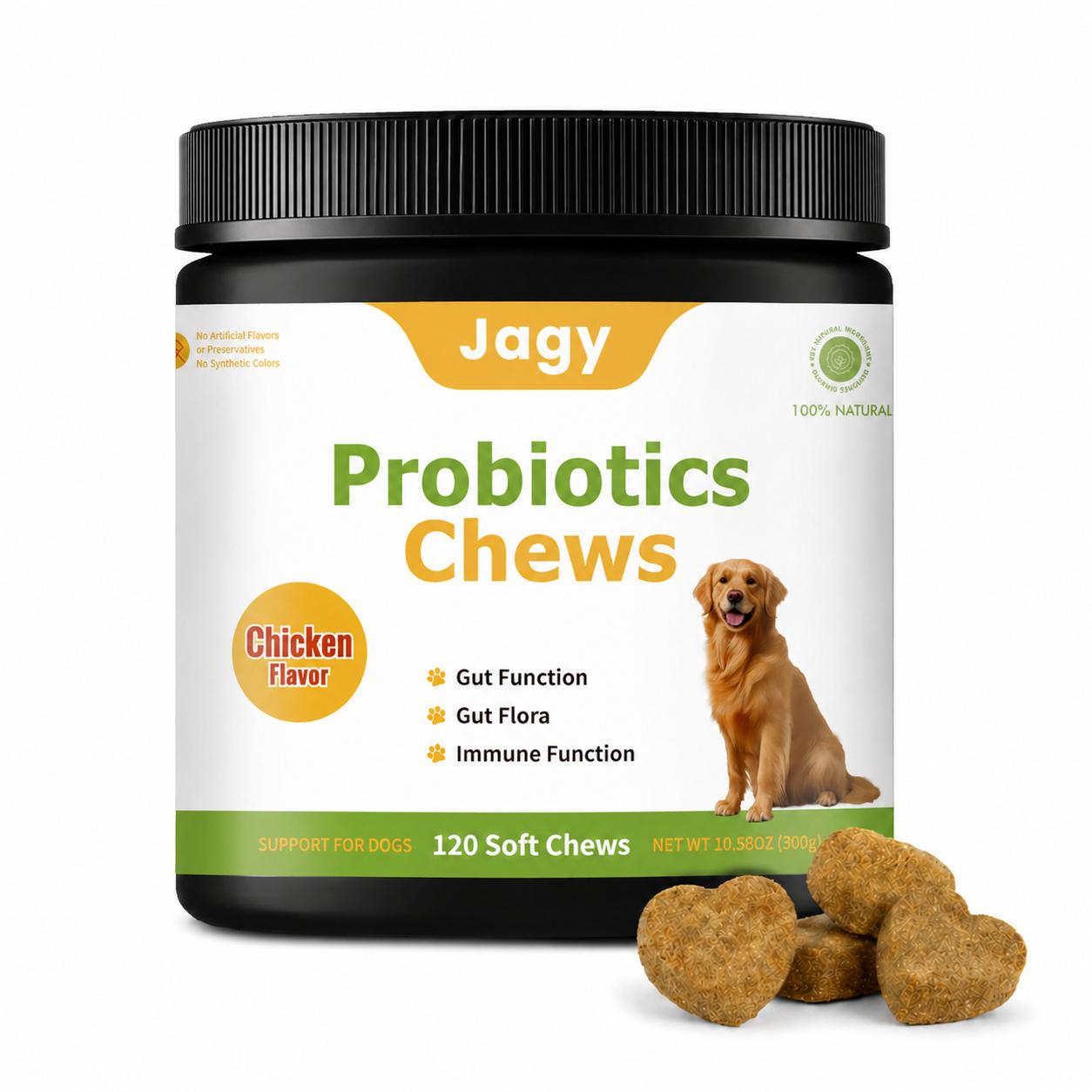 Jagy Natural Probiotic Chews for Dogs